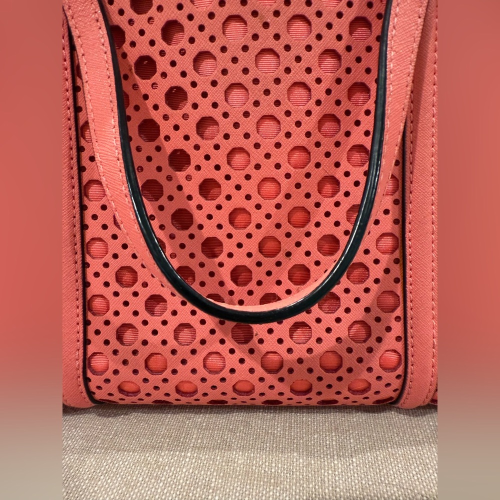 Kate Spade romy newbury lane caning leather satchel tote - Picture 4 of 12